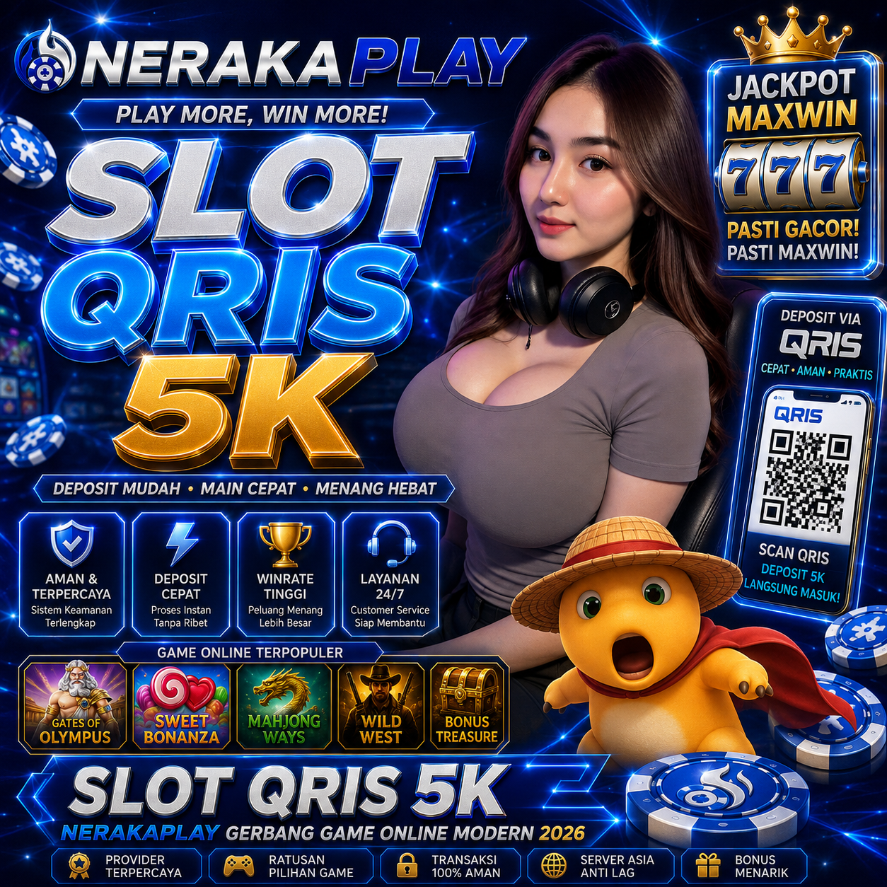 SLOT QRIS 5K | NERAKAPLAY Gerbang Game Online Modern 2026